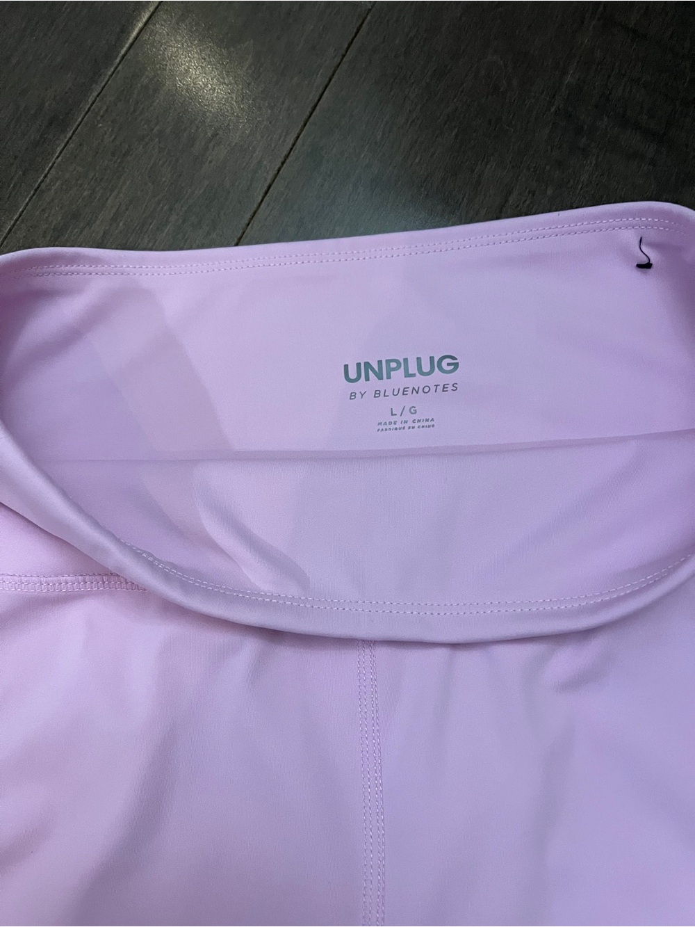 Bluenotes Lavender High-Waist Athletic Shorts - Picture 2 of 4